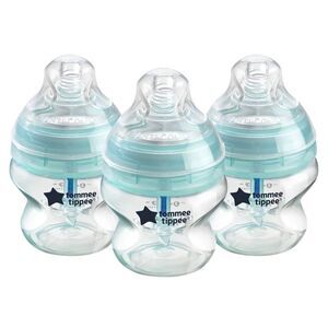 Tommee Tippee Advanced Anti-Colic Baby Bottles with Breast-like‎ Nipple 3-Pack